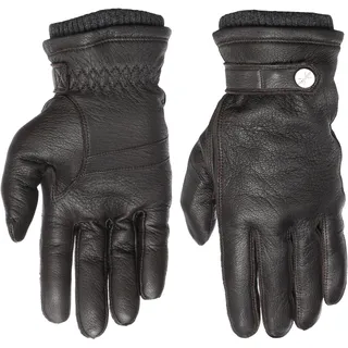 Lederhandschuhe PEARLWOOD "Freddie", Herren, Gr. 8,5, braun (hazel), Ziegenleder, unifarben, Handschuhe Lederhandschuhe, Atmungsaktiv, Wärmeregulierend, Wind - und Wasserabweisend