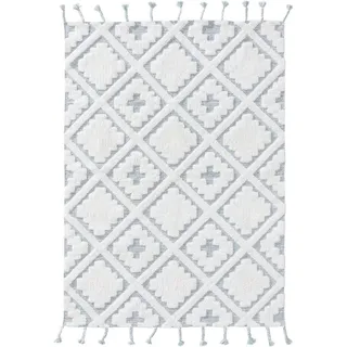 Kunstloft Kinderteppich waschbar Matheo Mint 120x170 cm , Weiß , Textil , Rechteckig , 120x1 cm , Oeko-Tex® Standard 100 , für Fußbodenheizung geeignet , Teppiche und Böden, Teppiche, Kinderteppiche