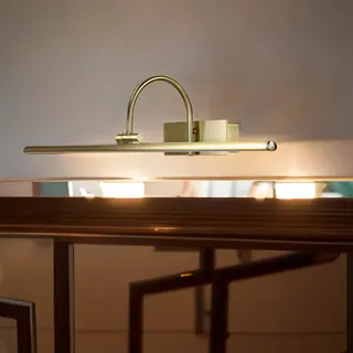 LED Bilderleuchte in Messing Antik 12W Jugendstil Schlafzimmer Lampe GWENDI