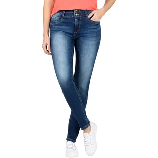 Timezone Damen Slim EnyaTZ Womenshape Jeans, Grape Blue wash, 29/34