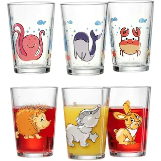 Ritzenhoff & Breker Meeres- und Waldtiere Kindergläser 0,205 l 6-tlg.