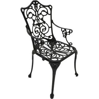 DEGAMO Gartensessel Lugano 58 x 53 x 90 cm grau antik