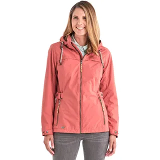 G.I.G.A. DX Damen Funktionsjacke/Outdoorjacke mit abzippbarer Kapuze Jamil WMN JCKT A, dunkelkoralle, 46, 36742-000