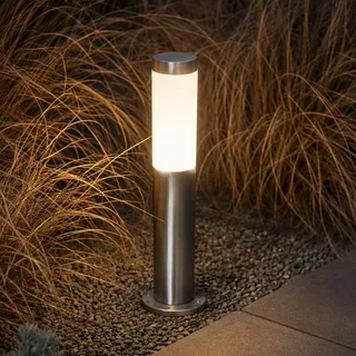 Lumiled Außenleuchte Edelstahl 45 cm IP44 1 Stück Silber