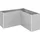 Belvedere MAXI 152 x 152 x 77 cm Silber