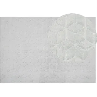 Beliani Thatta Shaggyteppich 160 x 230 cm Grau