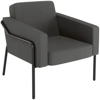 medso powered by paperflow Sessel MEDSO L Stoff 75,0 x 74,3 x 73,6 cm Anthrazit/Schwarz
