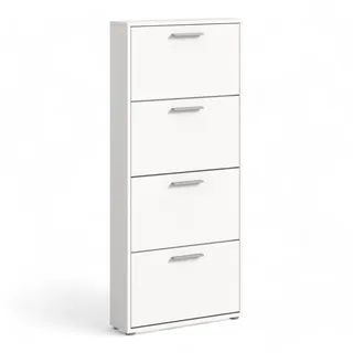 HBZ SAM Schuhkipper 59 x 136 x 17 cm 4 Klappen weiß matt / weiß