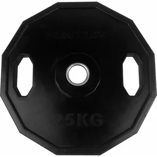 Tunturi Hantelscheibe Olympic Gummi 25 kg schwarz