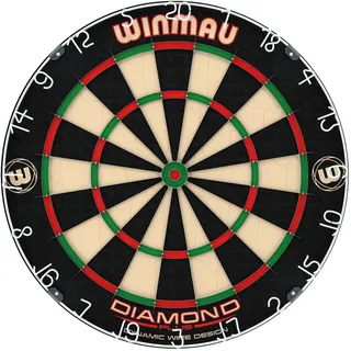 WINMAU DIAMOND PLUS Diamond Wire Design Bristle Dartboard