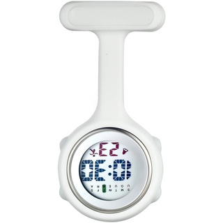 Avaner Krankenschwesteruhr Multifunktion Digital Silikon Pflegeruhr Analog Quarzwerk FOB Schwesternuhr für Damen Herren