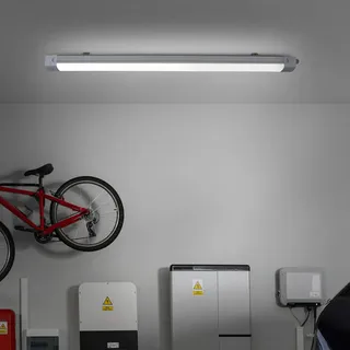 LED Feuchtraumleuchte PRO+ 120cm 40W CCT 3000K/4000K/5000K mit Bewegungsmelder