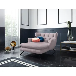 Candy Loveseat Beatrice Samt 126 x 95 x 160 cm Rosa