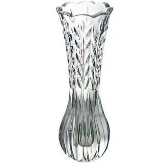Kwlyon Unzerbrechliche Vase Glas Klein Mini Flower Vasen Deko Blumenvase Modern Schmal große Kleine Vasen für tischdeko Hochzeit(18x6.3cm)