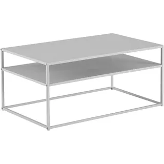Wohnling Couchtisch 100 cm Metall Weiß