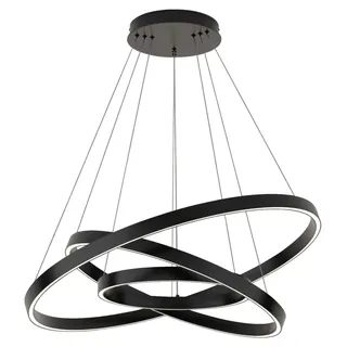 maytoni leuchten Rim 3-flg. max. 51 Watt 51 cm rund schwarz