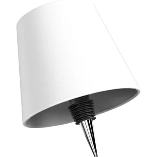 m-e Flaschenlampen Aufsatz Metall 70 W 72 Std Leuchtdauer weiß