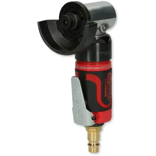 KS Tools Trenn-Stabschleifer Druckluft kurz 3/8"515.5550 I Druckluftschleifer mit Drehzahl-Regulierung & verstellbarem Funkenschild I Für Trennscheiben bis Ø 50,4 x 1,1 x 9,56mm