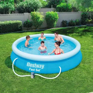 BEI CLORIS - Möbel Bestway Swimmingpool-Set Fast Set 366x76 cm 57274 - Beständig & Modernes Design,366 x 76 cm1parcel