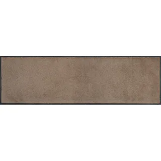 Wash+Dry Fußmatte Taupe 35 x 120 cm, innen und außen, waschbar