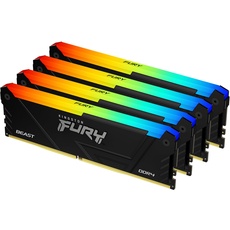 Bild von FURY Beast RGB DIMM Kit 32GB, DDR4-3600, CL17-21-21 (KF436C17BB2AK4/32)