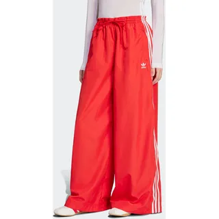 Sporthose ADIDAS ORIGINALS "ADICOLOR FIREBIRD OVERSIZED", Damen, Gr. M, N-Gr, rot (better scarlet, normal, gr.), Obermaterial: 100% Polyester, Hosen Sporthose