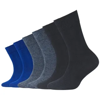 CAMANO Socken »ca-soft« 6 Paar, 6 Paar tlg. mit Komfortbund und gepolsterten Zehen-/Fersenbereich Camano