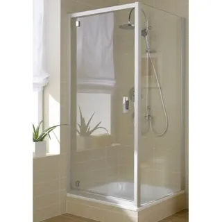 Kermi Seitenwand IBIZA 2000 TWO 08016, I2TWO080162PK, Farbe: Weiß Echtglas klar Clean