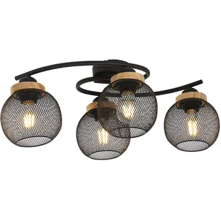 GLOBO Deckenleuchte PABLO - schwarz - LBH 60x35x22 cm