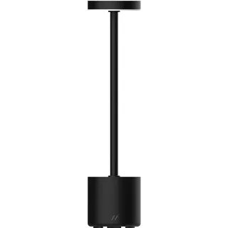 Muitomas, UpDown Tischlampe, kabellos und wiederaufladbar mit USB-C-Anschluss, verschiedene Lichtfarben, Autonomie 15 Stunden, Farbe Schwarz