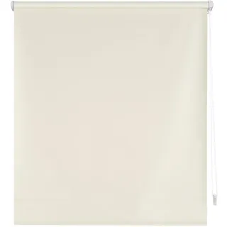 Decorblind Verdunkelungsrollo, glatt, ohne Werkzeug und ohne Bohren, Maße 140 x 180 cm (B x L), Stoff 137 x 175 cm, Beige, für Fenster