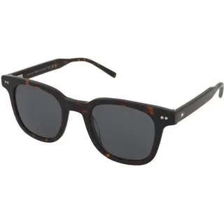 Tommy Hilfiger TH 2126/S HAVANA ORANGE/BROWN 48/22/150 Herrenbrillen Sonnenbrillen - Kastanienbraun