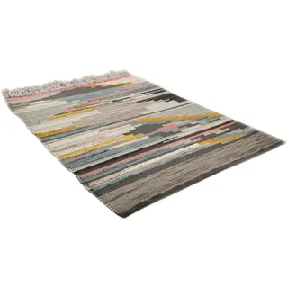THEKO Nomadic 3912 Handwebteppich 140 x 200 cm Mehrfarbig