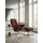 Relaxsessel Mayfair Mikrofaser 92 x 103 x 79 cm Rot mit Hocker