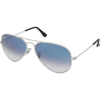 Ray-Ban AVIATOR GRADIENT, Erwachsener, Männlich, Pilot, Vollrand, Silber, Silber - Blau