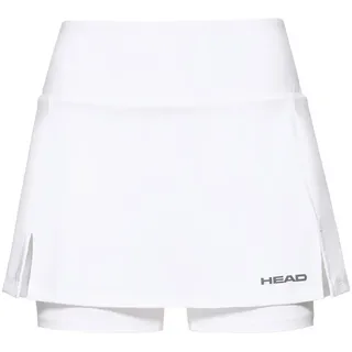 Head CLUB Basic Skort Girls, weiß, M