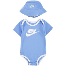 Nike Sportswear Erstausstattungspaket »CORE BUCKET HAT & BODYSUIT 2PC SET«, (Set, 2 tlg.), blau