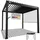 Lamellendach Tahiti 3 x 3 m schwarz