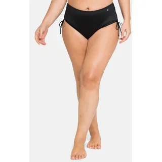 Sheego Bikini-Hose »Bikinihose mit Shaping-Effekt vorn, seitlich zu raffen«, mit Shaping-Effekt vorn, seitlich zu raffen, schwarz