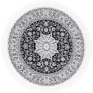 carpetfine "Nain Diane", rund 8 mm Höhe Kurzflorteppich, Orient Look,
