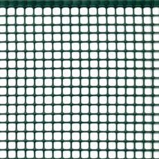TENAX Schutznetz aus Kunststoff Quadra 10 Grün 0,50x5 m, Vielzwecknetz mit quadratischen Maschen um Balkone, Umzäunungen und Geländer zu schützen