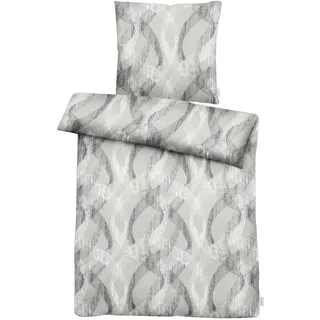 APELT Bettwäsche »Tim« GOTS zertifiziert - aus Bio-Baumwolle, grau