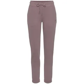 H.I.S. H.I.S, Sweathose Schlupfhose mit kleinem Aufschlag am Saum, Loungewear, lila