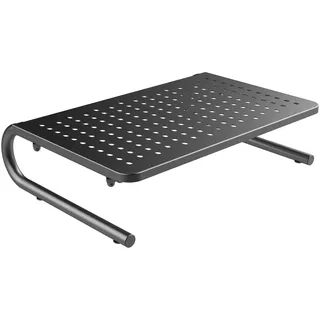 Maclean MC-948 Ergonomischer Monitor-/Laptop-Ständer, Maximale Belastung: 20 kg, Perforierte Oberfläche, Entwickelt für Monitore mit Einer Bildschirmdiagonale von 13 bis 32"