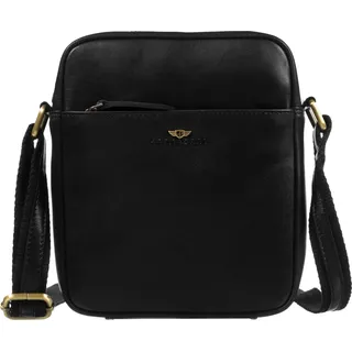 PTN 720-TUM-0536 Schwarze Ledertasche - Schwarz