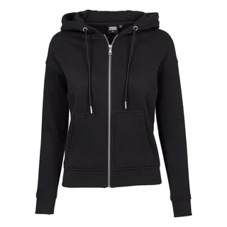 URBAN CLASSICS Ladies Classic Zip Hoody schwarz Größe XL