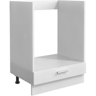 Herdumbauschrank VCM "Ofenschrank Breite 60 cm Herdschrank Küche Esilo F", weiß, B:60cm T:46cm, Obermaterial: 100% Holz Wood., Schränke, Herdumbauschrank