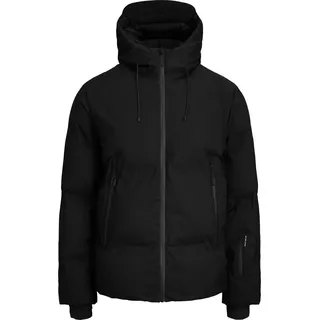 JACK & JONES »JCOFUSION TECHNICAL PUFFER JACKET SN« mit Kapuze, schwarz,