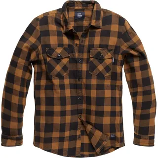 Vintage Industries Globe, Hemd - Gelb/Schwarz - 3XL