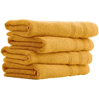 SCHIESSER Brooklyn Handtuch 50 x 100 cm gelb